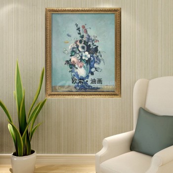 厂家直销 古典花卉室内有框客厅装饰画 高品质室内有框装饰油画